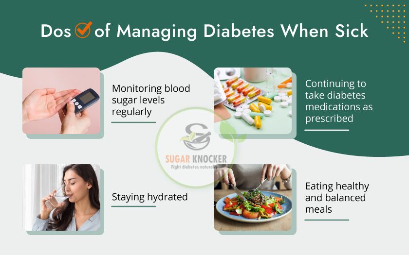 Dos della gestione del diabete quando si è malati 