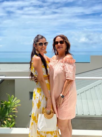 Jenna con la mamma